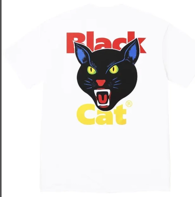 M Cat White TEE and XL L CAT Black BLACK Black S 24 0720